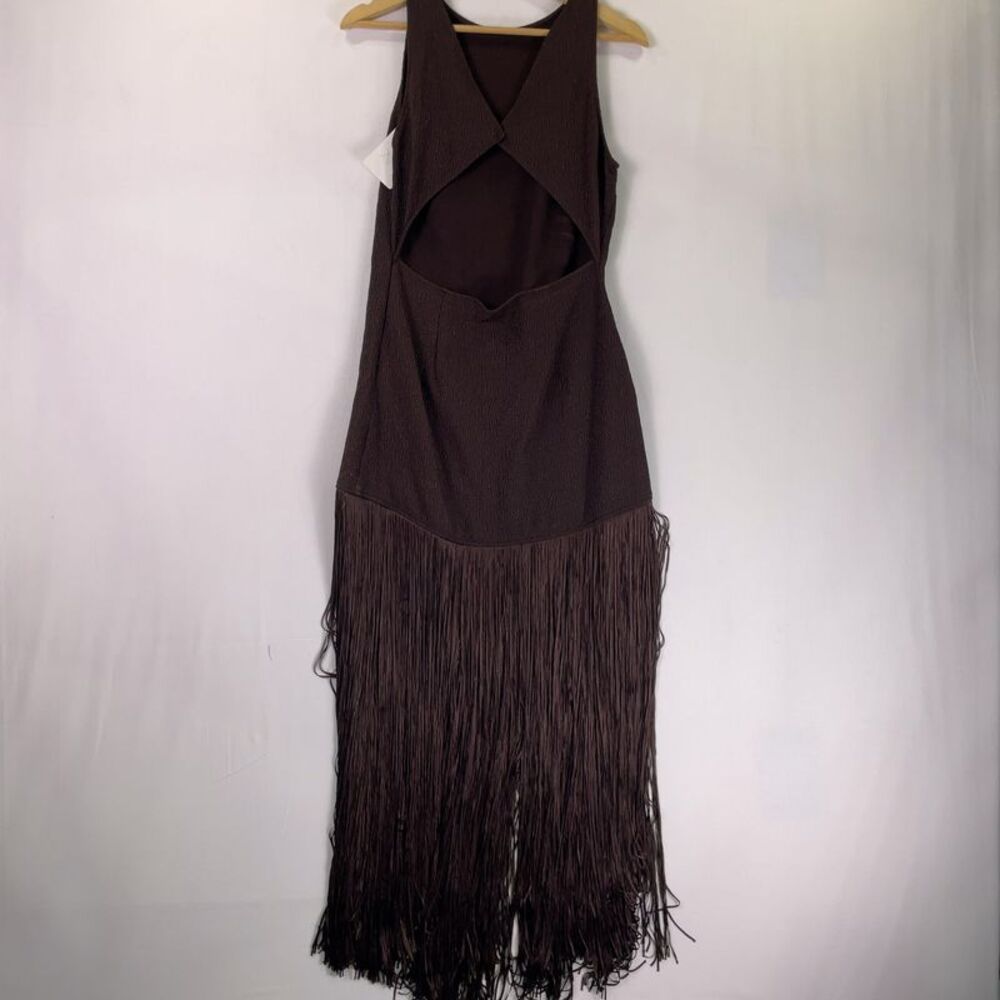 Zara Zara Fringe Fitted Dress - Picture 4 of 7